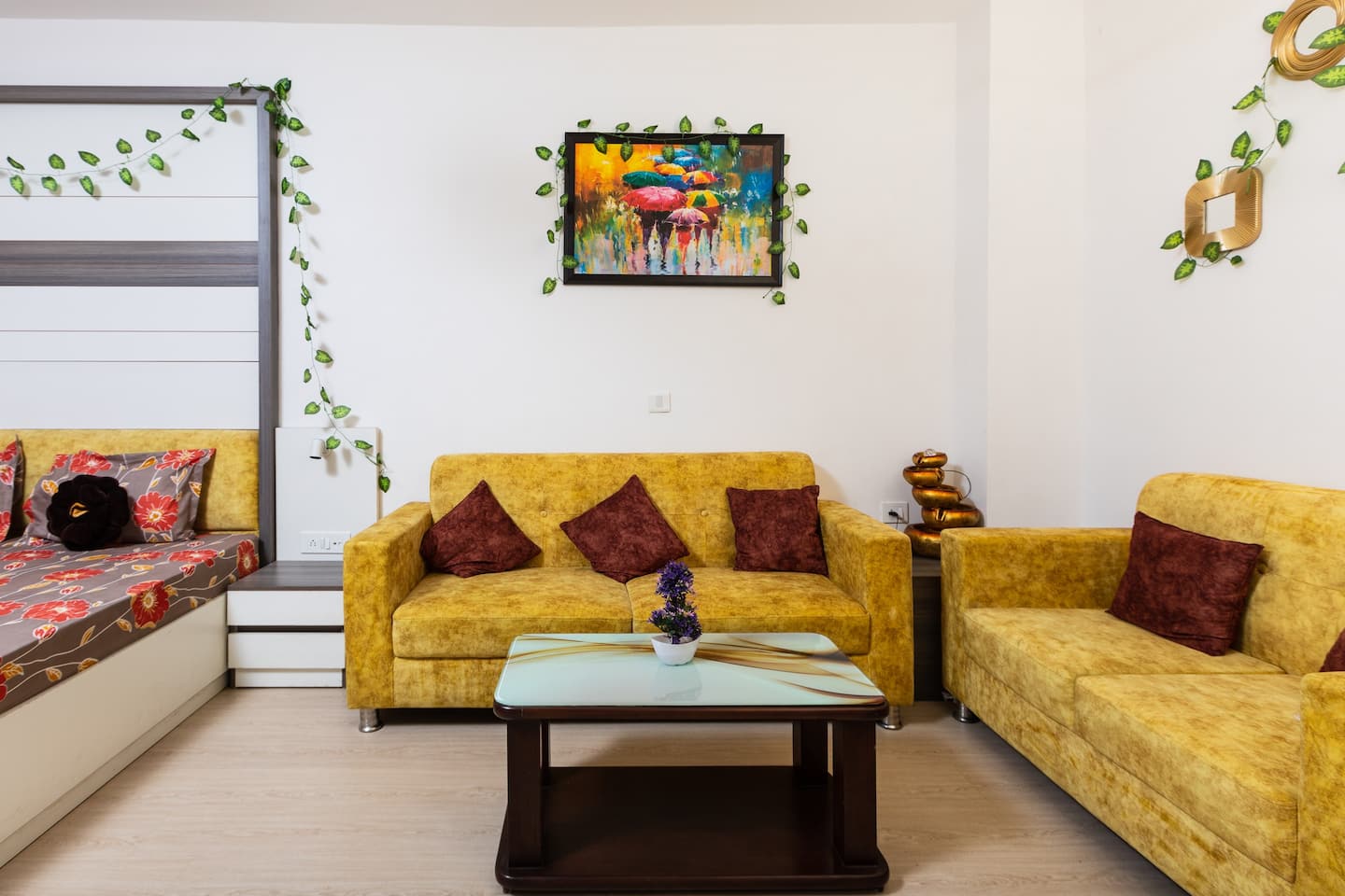 Richa's Home | The Shoebox Entire Apartment - Tap to explore photos