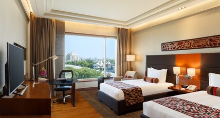 Crowne Plaza Today Gurugram,an IHG Hotel Room Type - Deluxe Pool View Twin Beds Nonsmoking Crowne Plaza Today Gurugram,an IHG Hotel Room Type - Deluxe Pool View Twin Beds Nonsmoking
