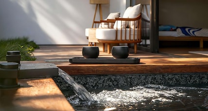 Chengdu Expo Waterfall Hotel - MGallery Collection Room Type - SUPERIOR ROOM, 1 King Size Bed, Private Heated Pool, Expo Park View