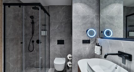 Crowne Plaza SOFIA Room Type - 2 Single Standard Bath Walk in Shower