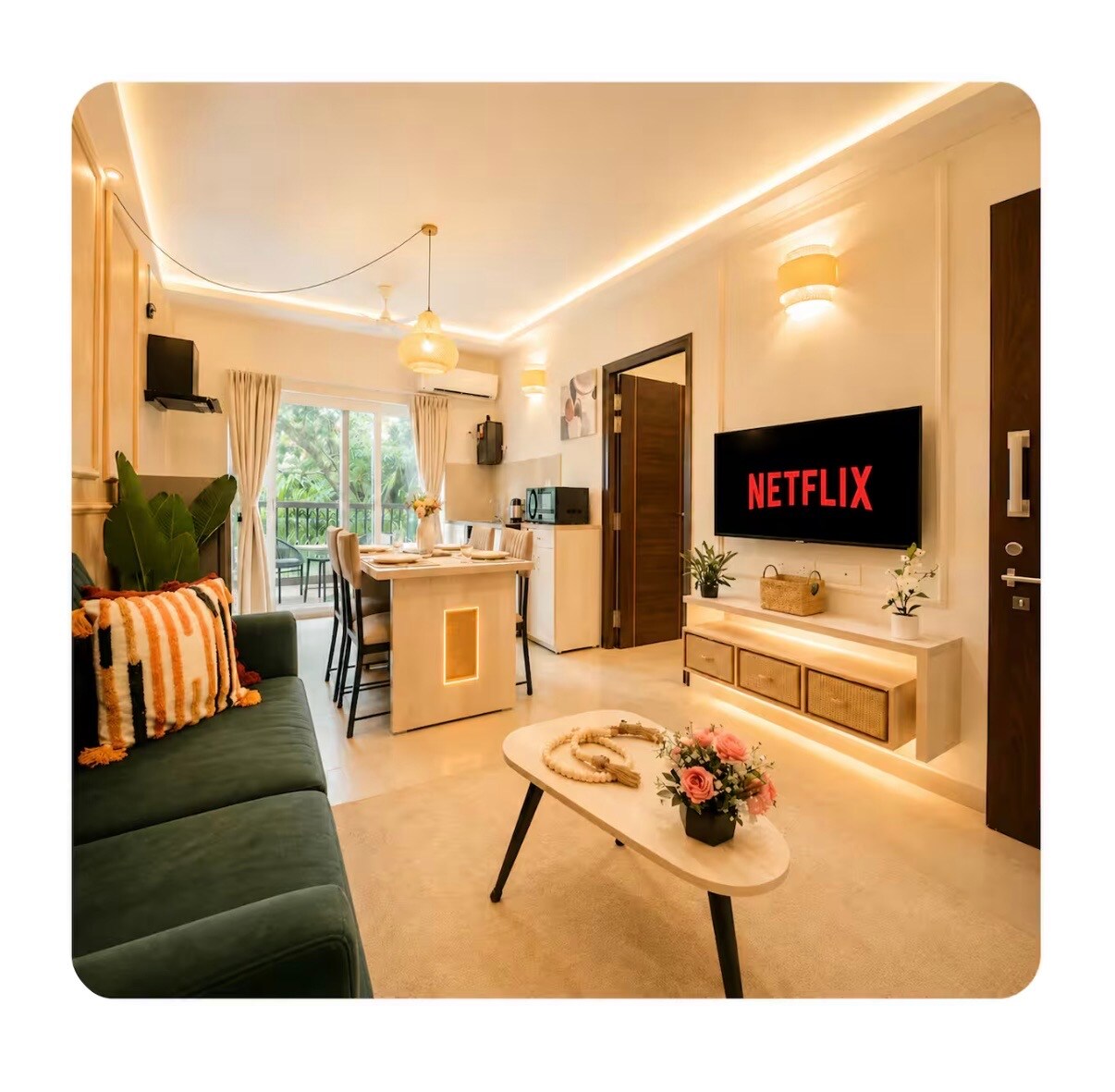 Super luxurious Apartment In north Goa - Tap to explore photos