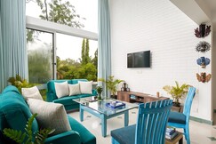 Chic 2BHK Duplex Apt w/ Pool | Near Beach by Savera Stays