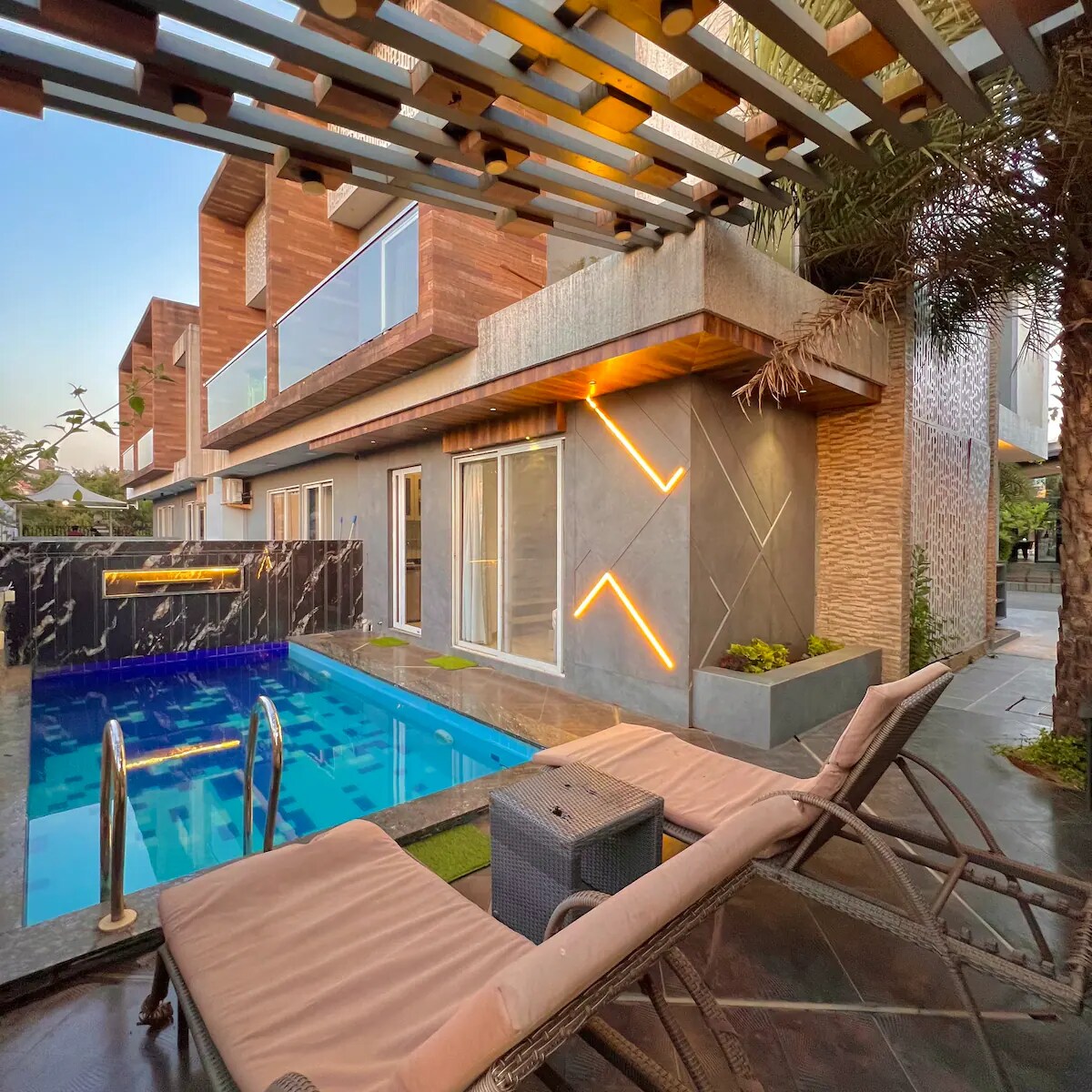 Lauren 3BHK Villa with Pvt Pool By Stellar Stays - Tap to explore photos