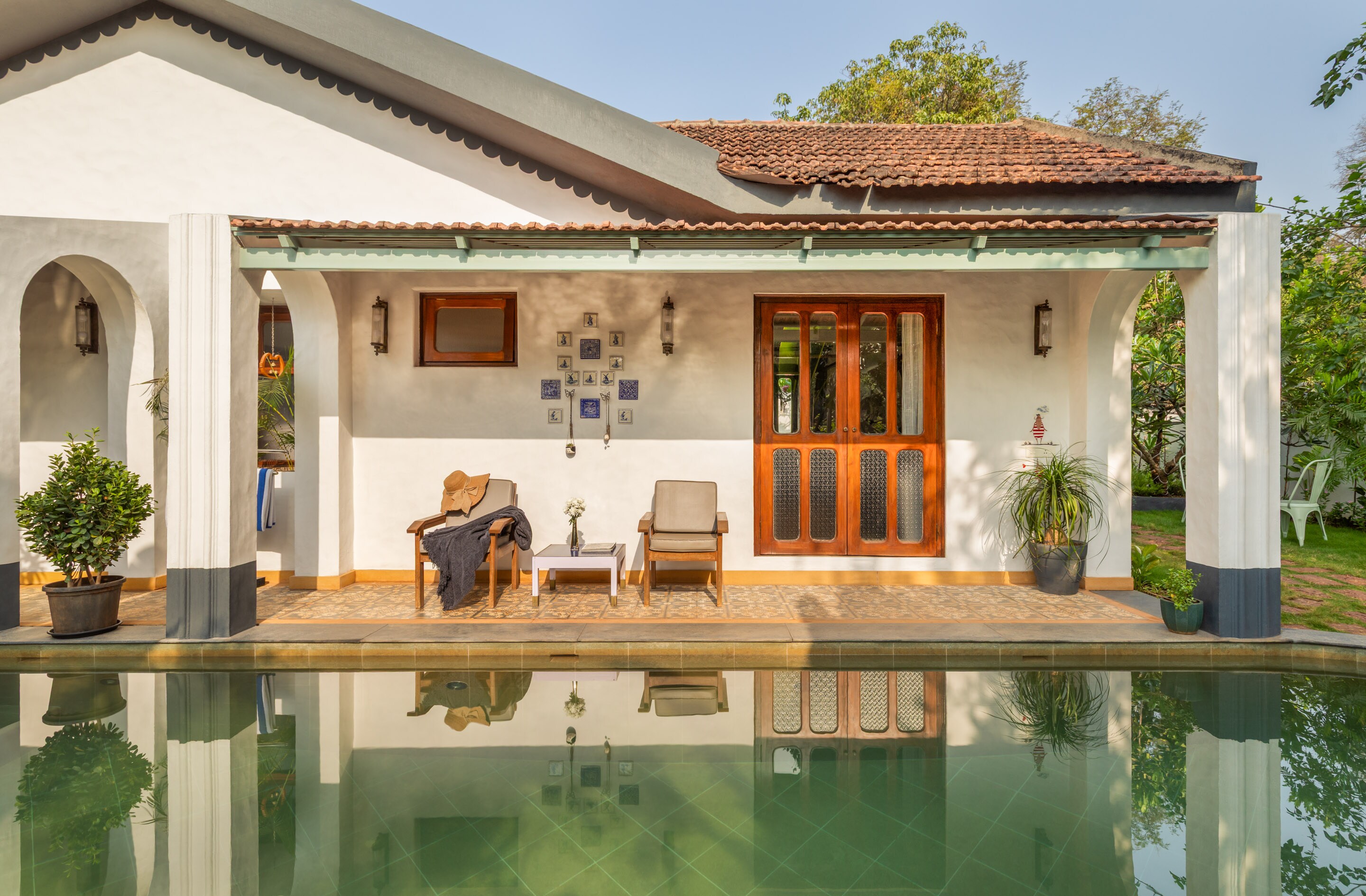Fable by REVE Escapes - Premium 3 BHK Villa Near Vagator Beach - Tap to explore photos