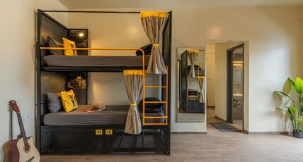 The Hosteller Bangalore, CV Raman Nagar Room Type - Bed in 10 Bed Mixed Dormitory with Balcony