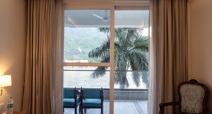 Madhvm By The Ganges at Ramjhula Rishikesh Room Type - SKYLINE GANGA VIEW ROOM WITH BALCONY