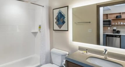 Candlewood Suites Champaign-Urbana University Area Room Type - 1 King 1 Bedroom Ste Living Kitchen Area