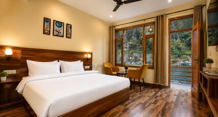 THE HIMALAYAN STORIES - A RIVERSIDE HEAVEN (OFFBEAT AND PEACEFUL) Room Type - Luxury Room with River view Balcony THE HIMALAYAN STORIES - A RIVERSIDE HEAVEN (OFFBEAT AND PEACEFUL) Room Type - Luxury Room with River view Balcony
