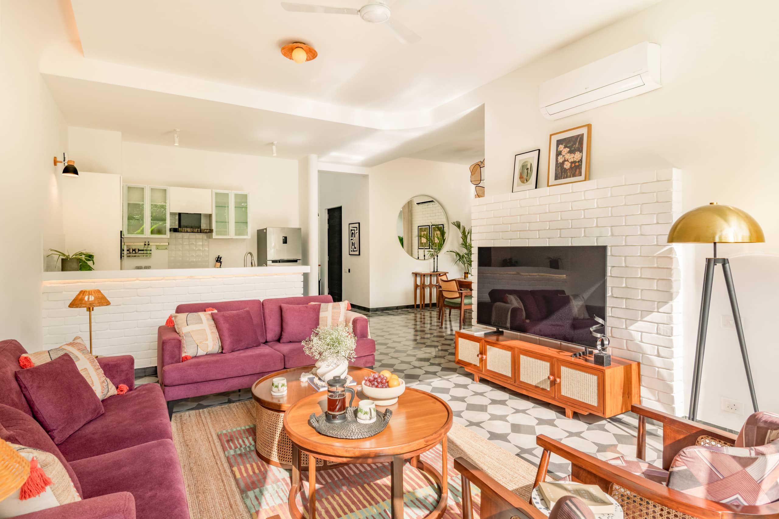 LaDonaira Morden 2BHK AC Power Backup Pvt Pool (06) - Tap to explore photos