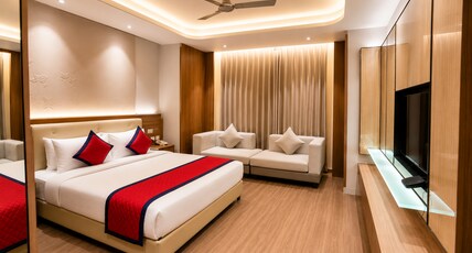 Jain Tree By Spree Hotels Room Type - Deluxe King Room