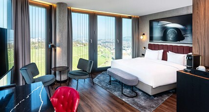 Radisson Blu Hotel at Porsche Design Tower Stuttgart Room Type - Premium Room - Corner