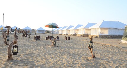 The Chirag Desert Camp Sam sand Dunes Room Type - Deluxe Swiss Tent