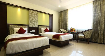 Green Embassy Room Type - Deluxe Ac Twin Bed