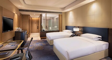 Hilton Jinan South Hotel & Residences Room Type - TWIN GUEST ROOM