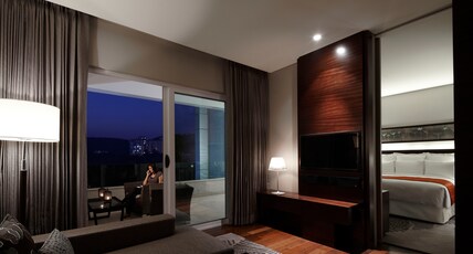 JW Marriott Hotel Pune Room Type - Soho Suite with Bath Tub, Balcony, Mountain View, Executive Lounge Access