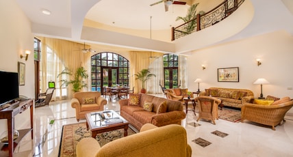 The Lalit Golf & Spa Resort Room Type - Four Bedroom villa with Bathtub/Jacuzzi/Sitout/Lounge/Private Pool The Lalit Golf & Spa Resort Room Type - Four Bedroom villa with Bathtub/Jacuzzi/Sitout/Lounge/Private Pool