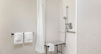 Holiday Inn Express Colton Room Type - 1 King Standard Mobility Accessible Roll In Shower