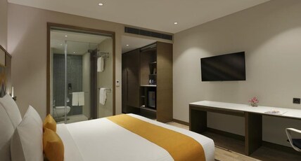 Novotel Guwahati GS Road Room Type - Executive Room Twin Size Bed with Complimentary Cocktail Hours: 6 PM-8 PM Novotel Guwahati GS Road Room Type - Executive Room Twin Size Bed with Complimentary Cocktail Hours: 6 PM-8 PM