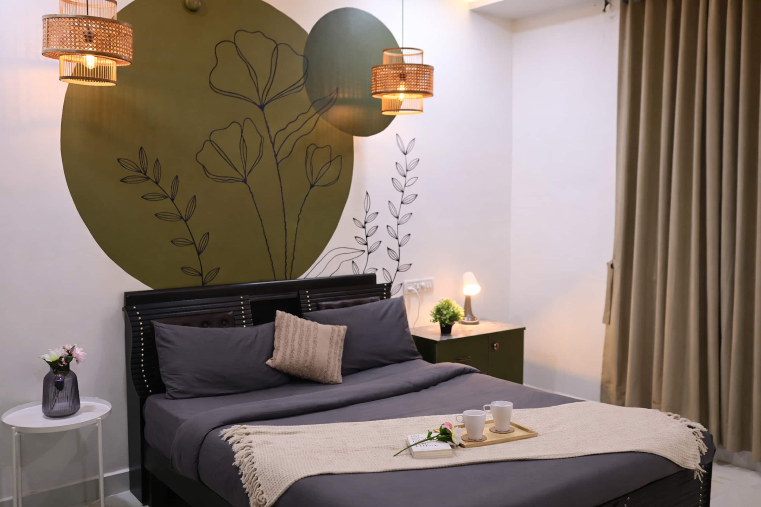 Modern Boho Suite Novo Stays Kondapur - Tap to explore photos