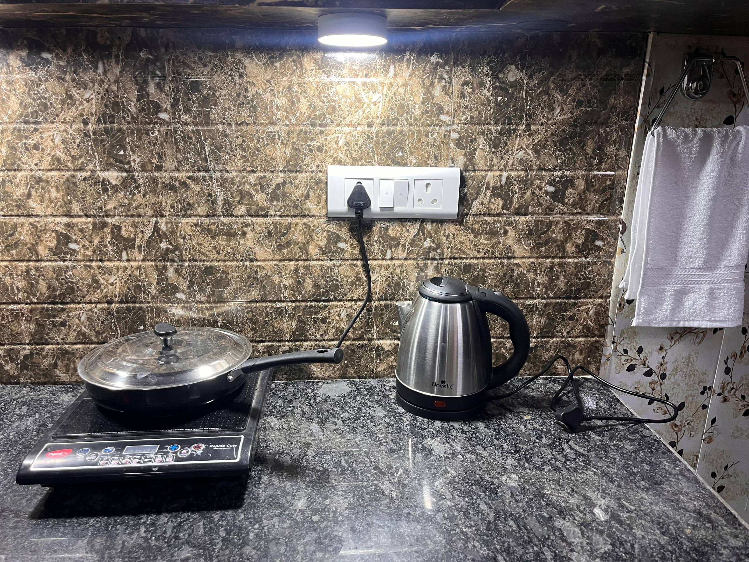 Voyzen Sthal Premium 1BHK Near Prem Mandir - Tap to explore photos