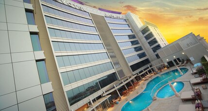 Novotel Jazan Hotel Room Type - Superior Room, king size bed, pool view