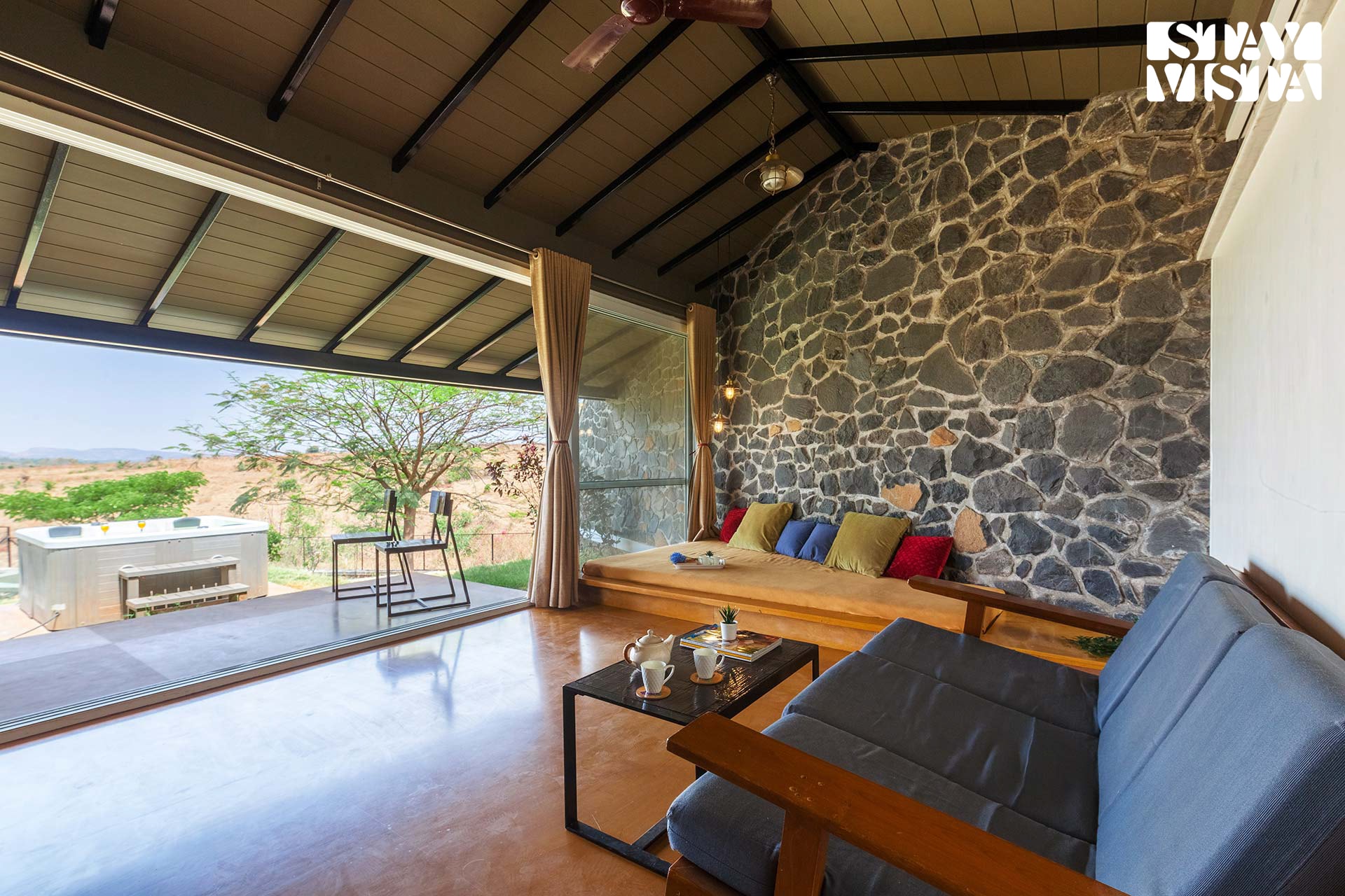 StayVista | The Stone House In Beze - Tap to explore photos