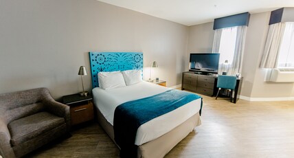 Hotel Indigo SAN ANTONIO-RIVERWALK  Room Type - 1 Queen Standard Mobility Accessible Roll in Shower