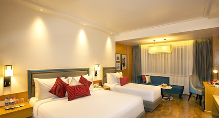 Ramada by Wyndham Katra Station Road Room Type - 1 King Bed and 1 Single Bed, Non-Smoking Ramada by Wyndham Katra Station Road Room Type - 1 King Bed and 1 Single Bed, Non-Smoking