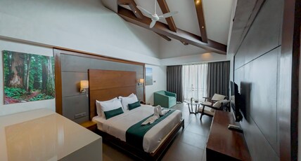 Vee Resort by Vaana, Part of StayVista Room Type - Emperor Suites Valley View Room & Jacuzzi Vee Resort by Vaana, Part of StayVista Room Type - Emperor Suites Valley View Room & Jacuzzi