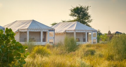 Desert Springs Resort - Sam Sand Dunes Jaisalmer Room Type - Desert Comfort-Deluxe Tent.