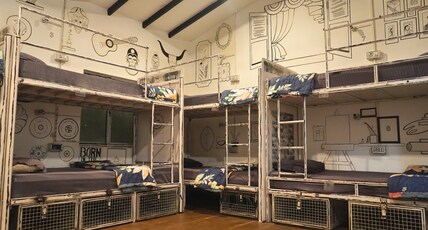 Pappi Chulo Hostel - Vagator Room Type - 2D Dorm: Bed in 10 Bed AC Mixed