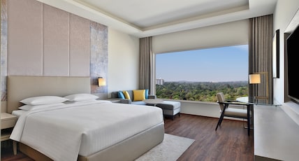 Courtyard by Marriott Bhopal Room Type - Presidential Suite, 1 Bedroom, Executive Lounge Access, Bathtub, 2 Pieces Laundry Per Day, 2-way Air Courtyard by Marriott Bhopal Room Type - Presidential Suite, 1 Bedroom, Executive Lounge Access, Bathtub, 2 Pieces Laundry Per Day, 2-way Air