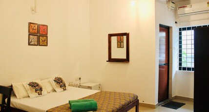 AVANA ROOMS NEAR ASHVEM BEACH Room Type - Tranquille standard AC room