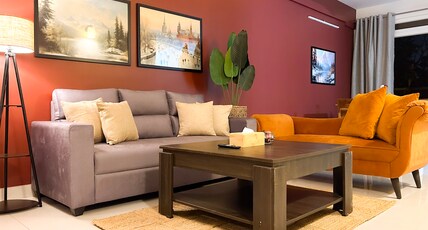 Kalyan Nagar 1 & 2 BHK Serviced Apartments with Balcony & Parking | Unreal Living Room Type - Spacious 2 BHK Apartment - 101