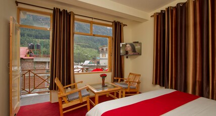 Hotel The Destination (850m from Mall Road) Room Type - Super Deluxe Room with Balcony