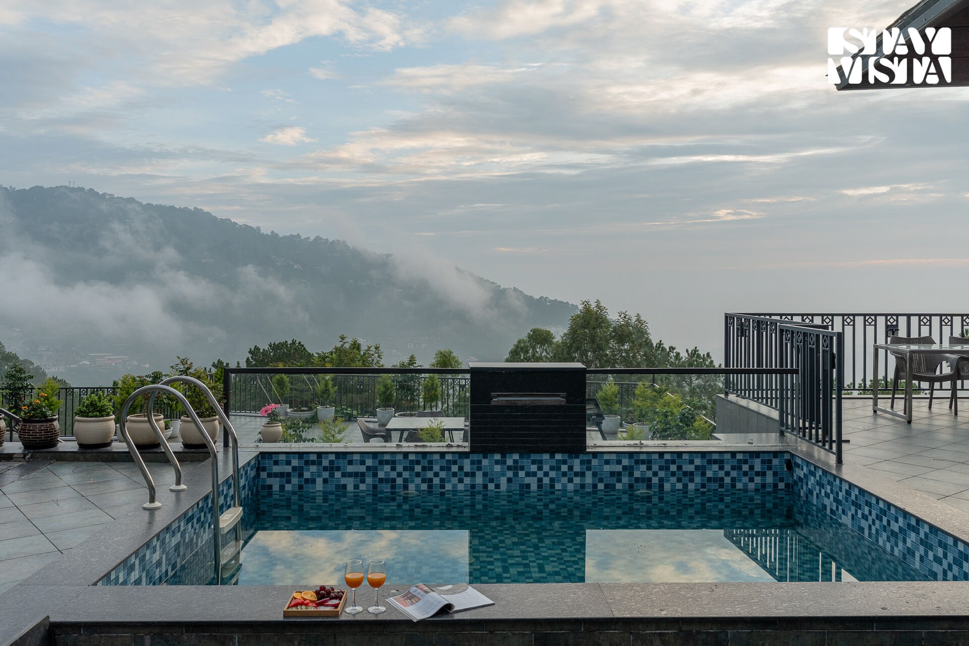 StayVista at Altiora Kasauli w/ Outdoor Pool - Tap to explore photos