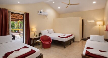 Megha Resort Hampi Room Type - Quad Hut Room Non-AC