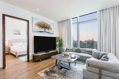 ELIVAAS Curated 2BR Sunset View Suite -Jumeirah Living Marina Gate