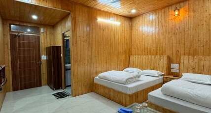 Hotel Pandey Residency Room Type - Four Bed Premium Room (With Breakfast and dinner) Hotel Pandey Residency Room Type - Four Bed Premium Room (With Breakfast and dinner)