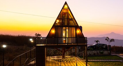 SKYGRAM STAYS CLOUD 1 1BHK WITH LAKE VIEW Room Type - SkyGram Cloud Villa 1