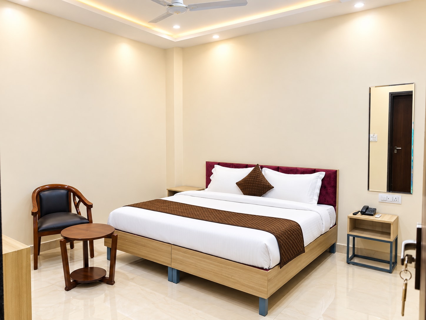 Cosmos Shri Vrinda Inn, Near Prem Mandir & ISKCON Temple - Tap to explore photos