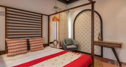 The White Villa - A Luxurious stay rooted in tradition  Room Type - The Assam Room 