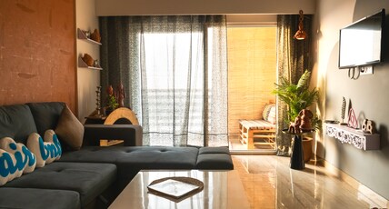 Artistic Haven by Brij Stays II 1BHK Apartments | Close to Temple Room Type - Anand-Van: Terracota 1BHK Apartment