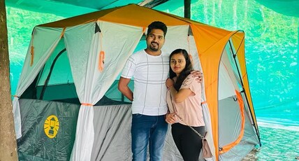 EarthWise Tent camping Room Type - Bed in a Tent House