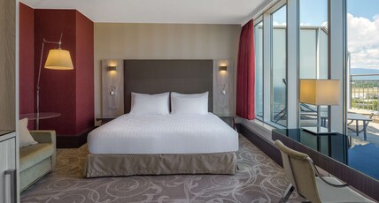 Hilton Geneva Hotel & Conference Centre Room Type - KING DLX JNR TERRACE SUITE