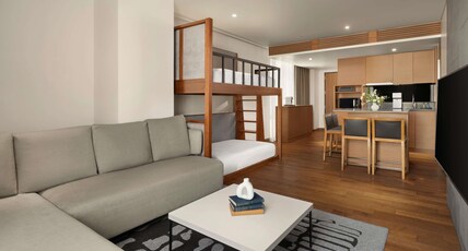 NOVOTEL AMBASSADOR DONGDAEMUN Room Type - Residence Premier Family 1 Bedroom - 1 double bed and 1 bunk bed NOVOTEL AMBASSADOR DONGDAEMUN Room Type - Residence Premier Family 1 Bedroom - 1 double bed and 1 bunk bed
