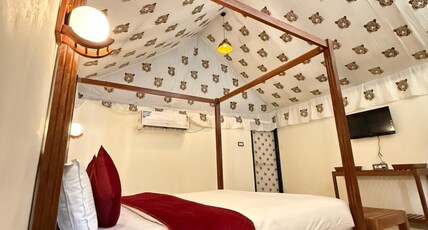 Jawai Horizon Camp Room Type - Luxury Leopard Cave View Room