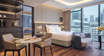 Pullman Singapore Hill Street Room Type - Studio Suite, 1 king bed and sofa, separate bathtub and rain shower, Executive lounge access Pullman Singapore Hill Street Room Type - Studio Suite, 1 king bed and sofa, separate bathtub and rain shower, Executive lounge access