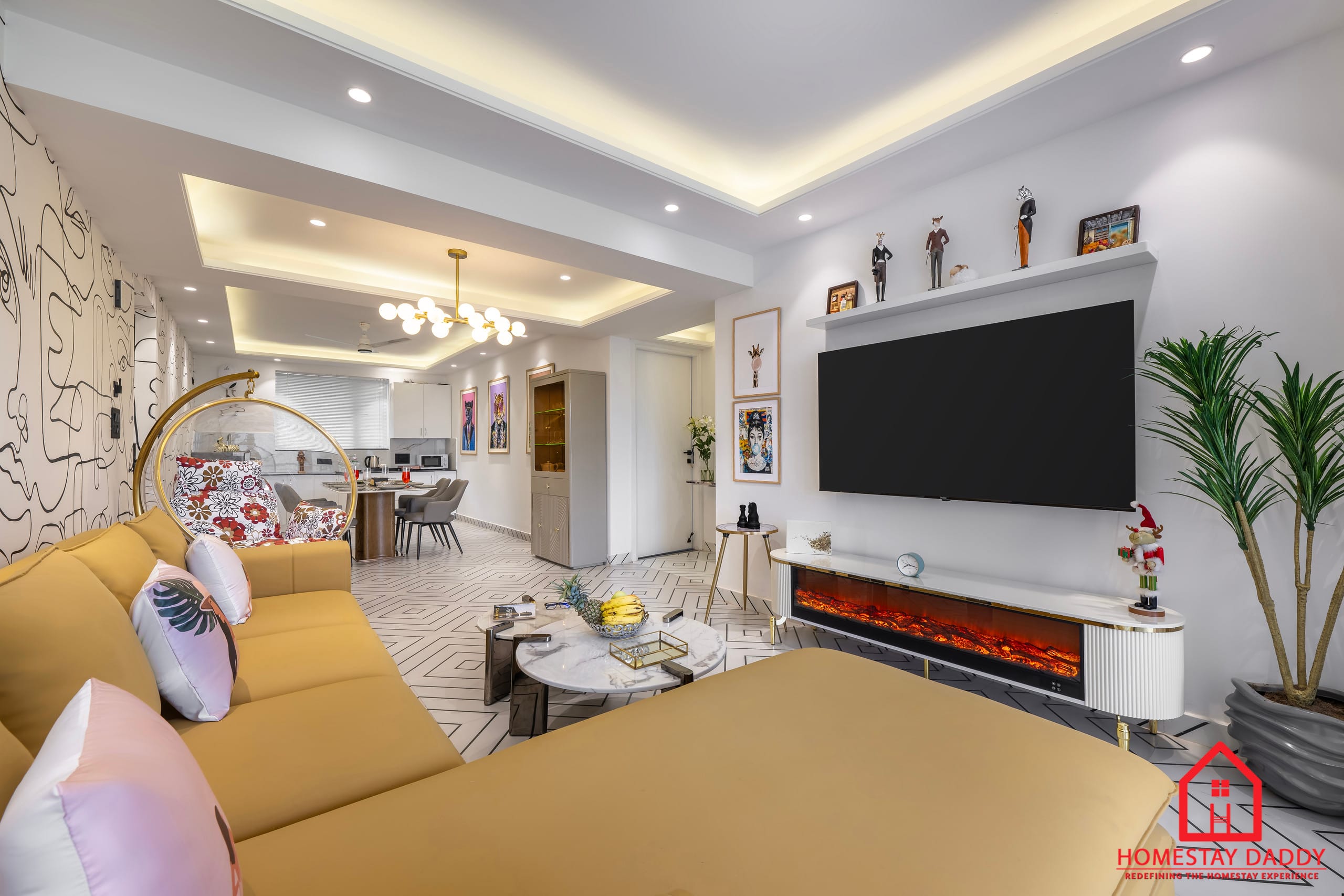 French Home 2BHK AC Flat No Jaccuzi - Tap to explore photos