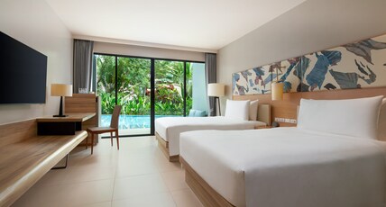 Le Meridien Phuket Mai Khao Beach Resort Room Type - Premium, Guest room, 2 Doubles, Pool Access for 2 persons(3rd person with additional charged) Le Meridien Phuket Mai Khao Beach Resort Room Type - Premium, Guest room, 2 Doubles, Pool Access for 2 persons(3rd person with additional charged)